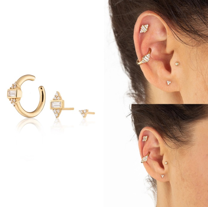  Ear Cartilage Stud Earring Set